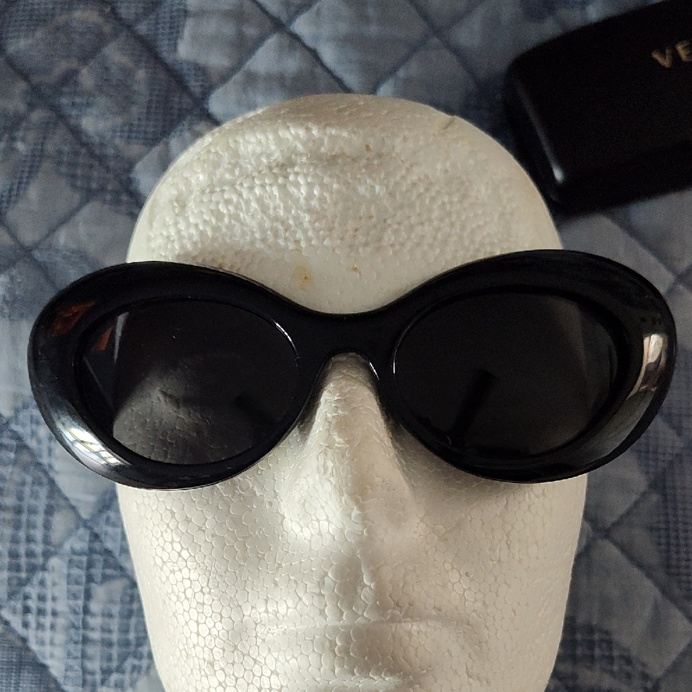 Versace Glossy Black Sunglasses